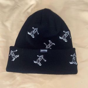 Thrasher black beanie!